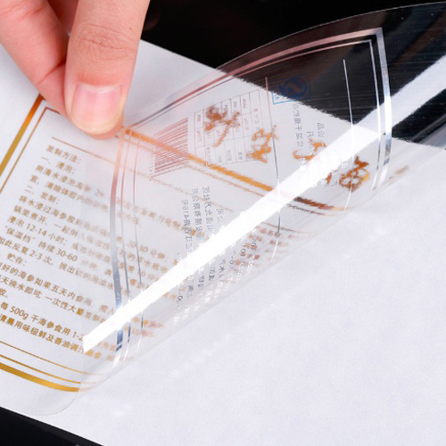 What is PET adhesive label --