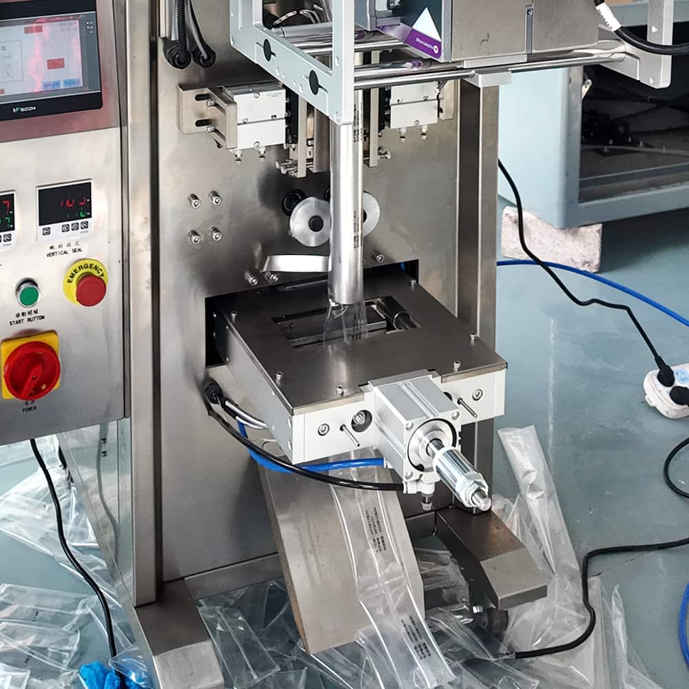 VFFS machine integrated with coding system