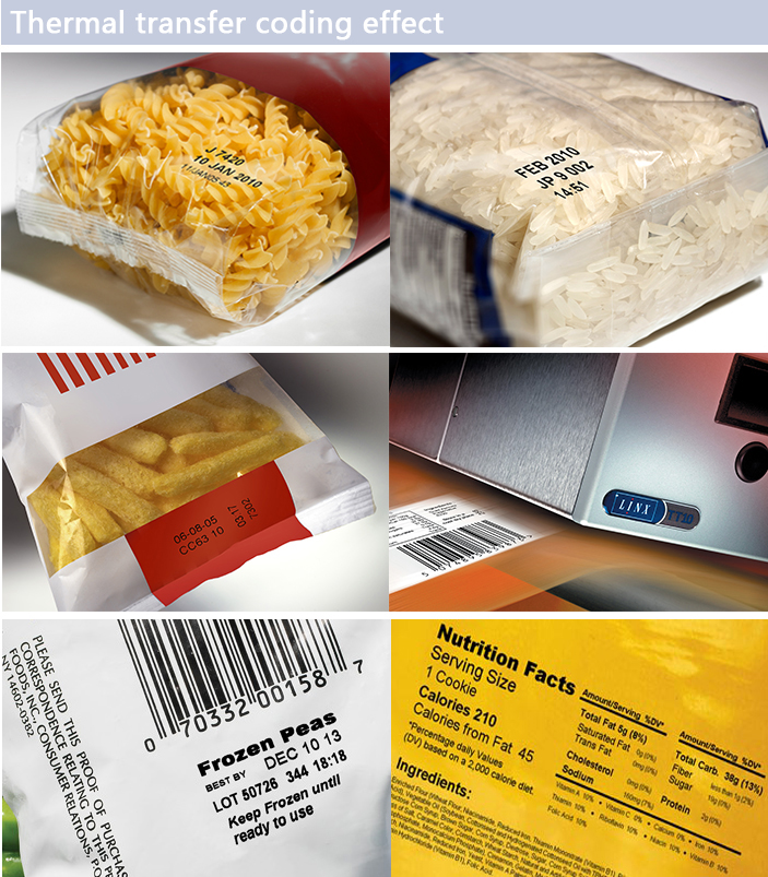 Thermal transfer coding effect