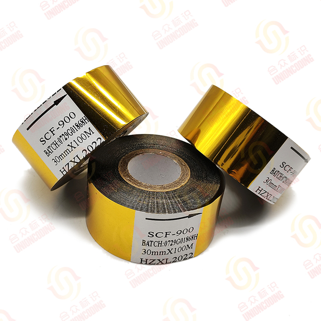 Gold SCF900 Date Code Ribbon