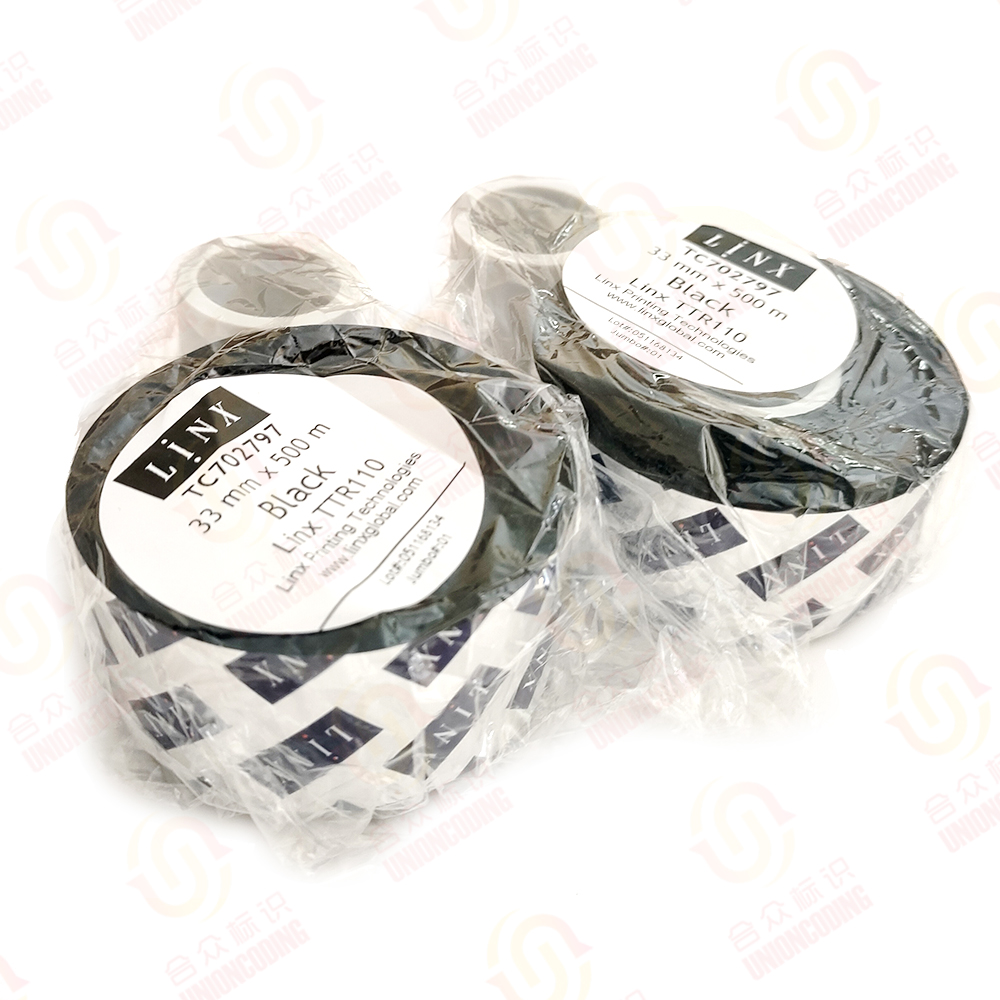 Original 33mm*500m Ribbon LINX TC702797 Thermal Transfer Ribbon for LINX Tto Printer
