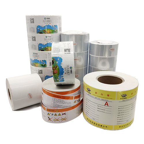 Coated paper sticker