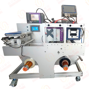 TTO Thermal Transfer Variable QR Code Printing And Rewinding Machine