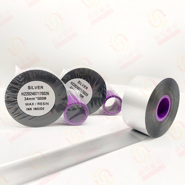  Silver Color TTO Printer Ribbons