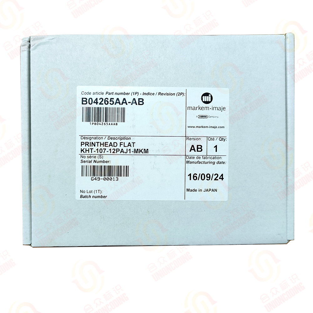 Markem Imaje Print Head B04265AA KHT-107-12PAJ1-MKM 