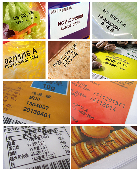 How to print food date labels and packaging?