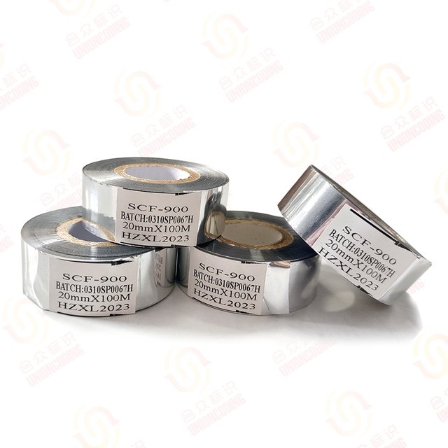 Silver SCF900 Hot Stamping Ribbon