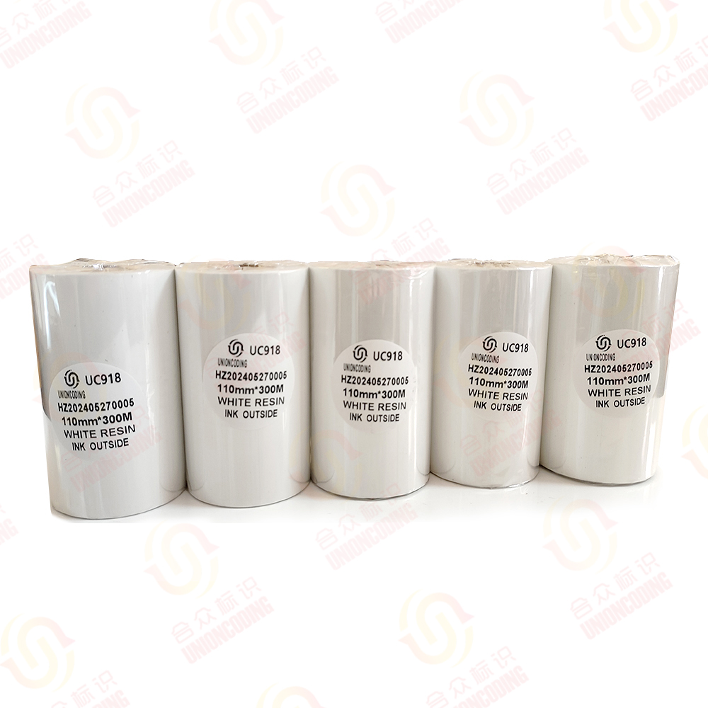 Resin Ribbon 110mm*300m White TTO Ribbon 