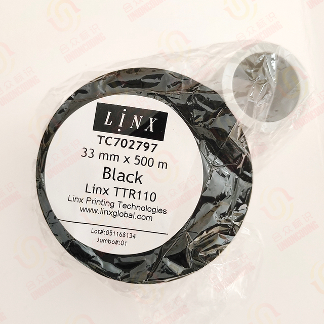 Original 33mm*500m Ribbon LINX TC702797 Thermal Transfer Ribbon for LINX Tto Printer